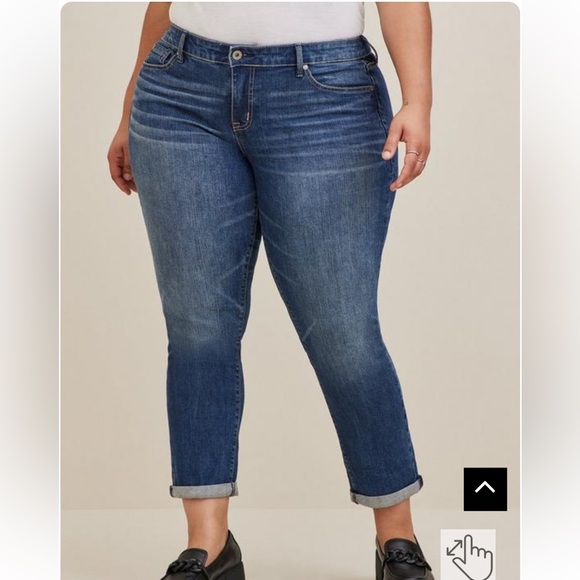 Torrid  Boyfriend Straight Vintage Stretch Jeans Sz. 20R NWT - Picture 2 of 11